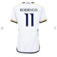 Camisa de time de futebol Real Madrid Rodrygo Goes #11 Replicas 1º Equipamento Feminina 2023-24 Manga Curta